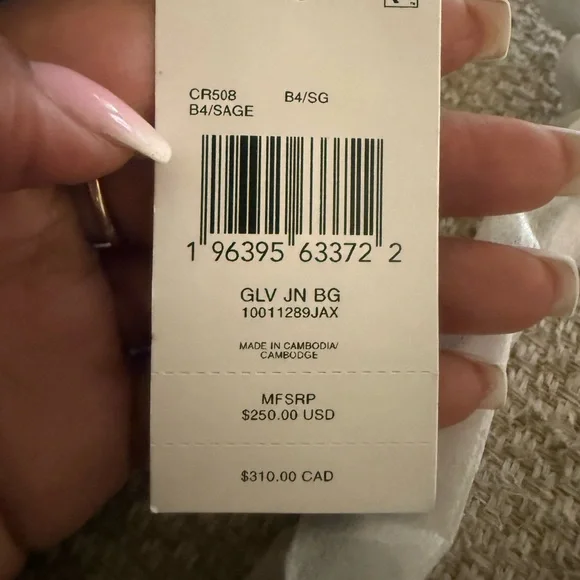 Coach Crescent Shoulder Bag in Sage - Picture 7 of 10